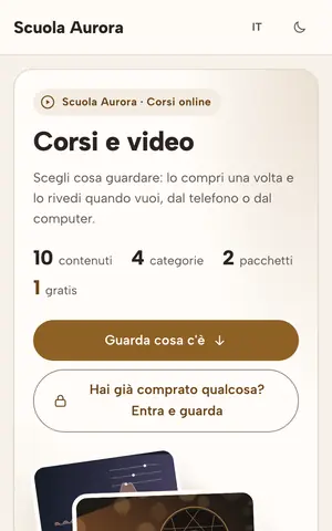 La vetrina dei corsi dentro RegiaPro